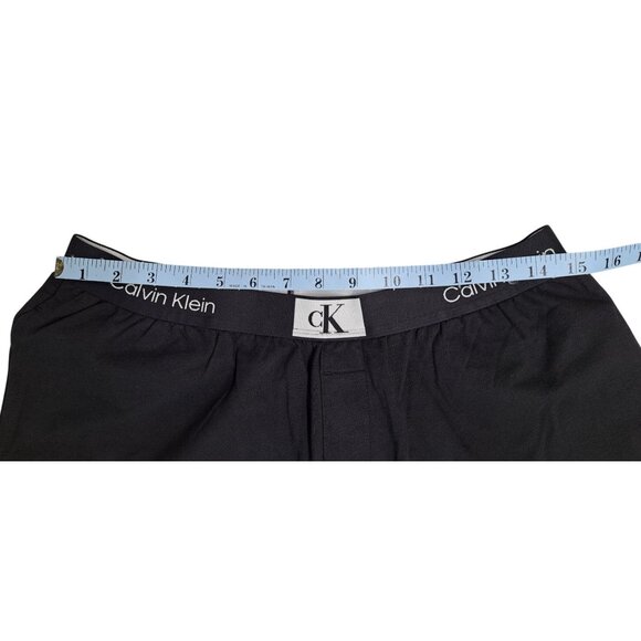 Calvin Klein Black Sleepwear Pants Women Medium Joggers Lounge New QS6943-001 - Picture 6 of 8